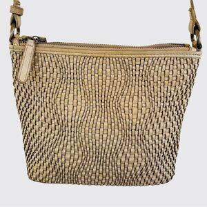 Vilenca Holland Anthropologie Woven Leather Crossbody shoulder Purse